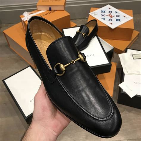 women's gucci jordaan leather loafer|Gucci jordaan loafer men.